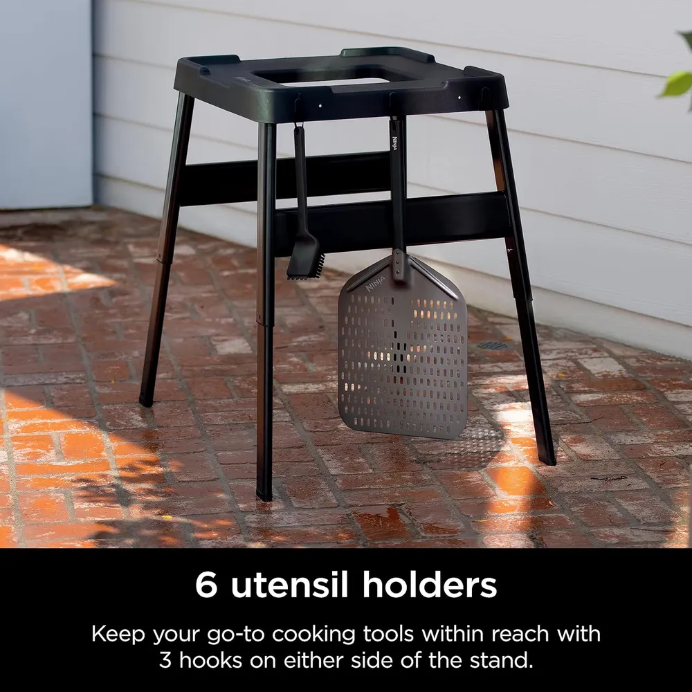 NINJA SOPORTE EXTERIOR WOODFIRE XSKUNSTAND 66X86X86 CM | NEGRO