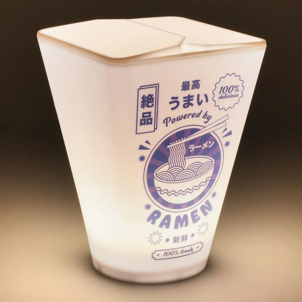 Paladone Ramen Box Light, caja fideos iluminada Japón luz blanca