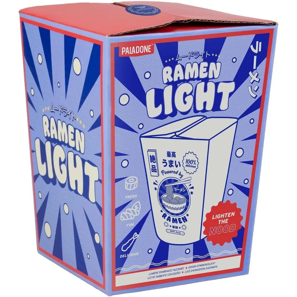 Paladone Ramen Box Light, caja fideos iluminada Japón luz blanca