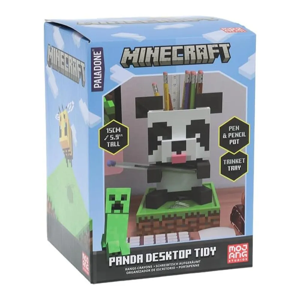 Paladone Minecraft Panda, organizador de escritorio con bandeja