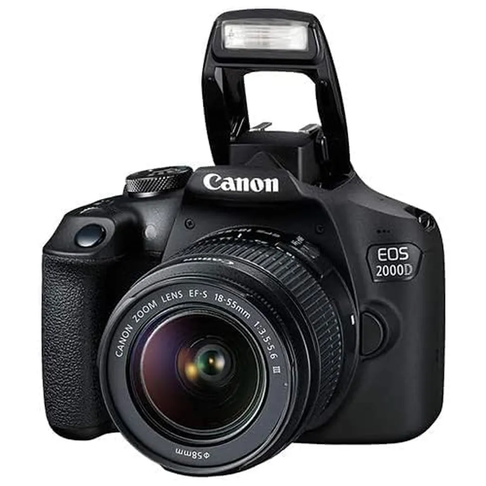 (REACONDICIONADO) Canon cámara EOS 2000D reflex | Negro