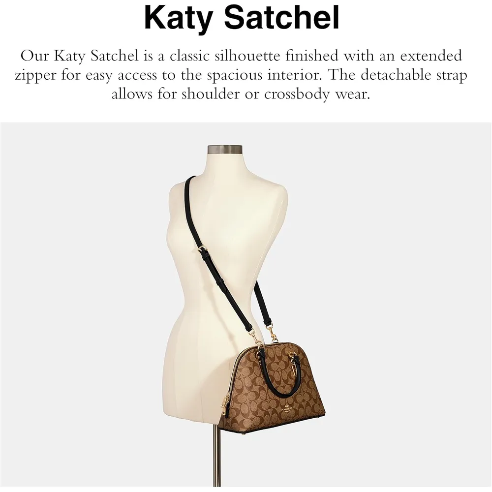b0c7tyfxch_1_webp.webp COACH Bolso unisex Katy | Caqui Negro