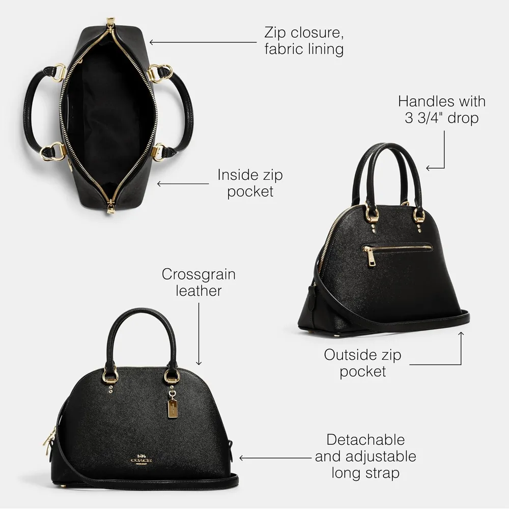 COACH Bolso unisex Katy | Negro
