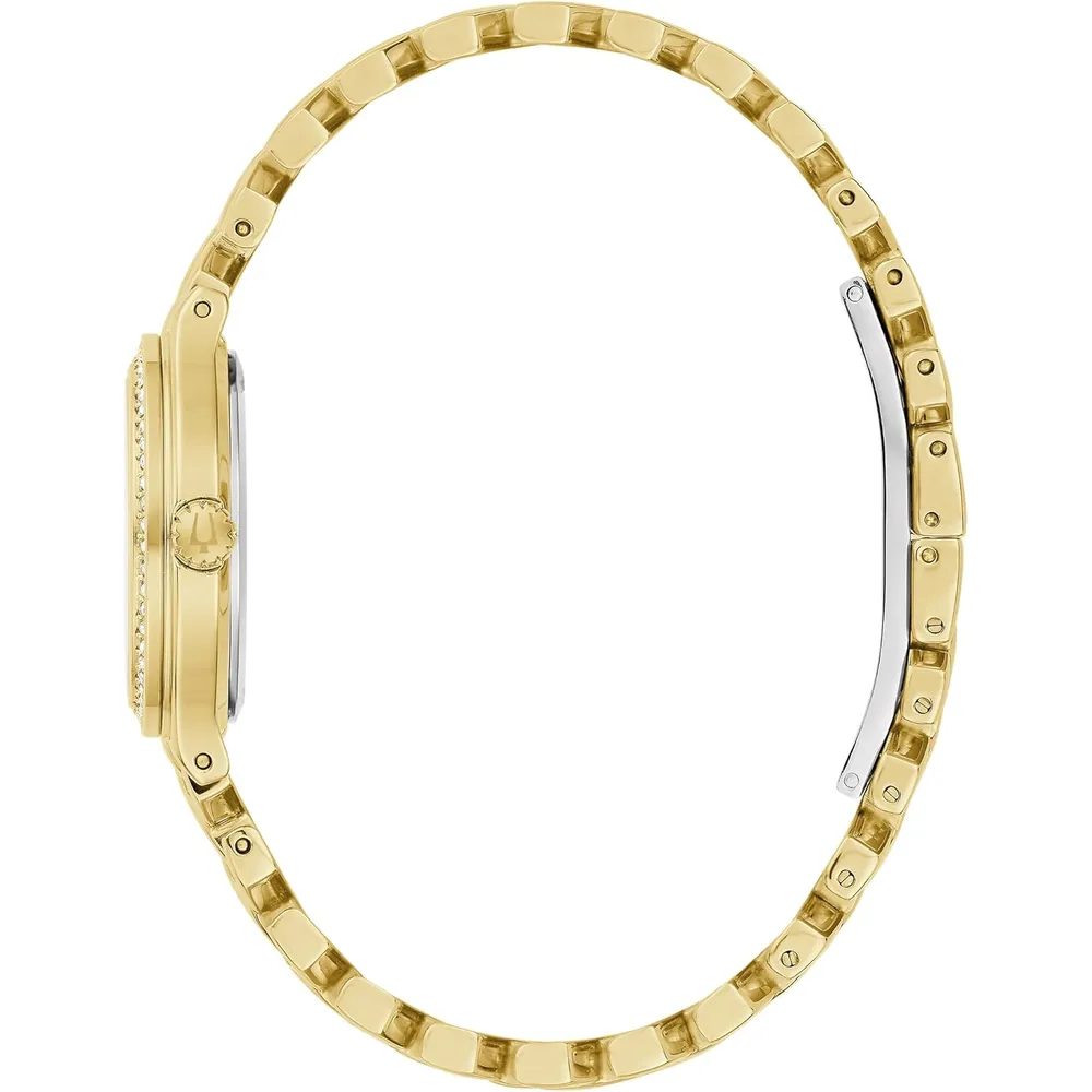 b0c8jmzm3x_1_webp.webp Bulova reloj clásico de mujer 3 agujas de cuarzo esfera de nácar | Oro