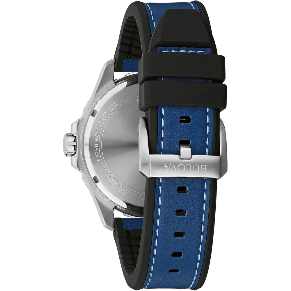 Bulova reloj Marine Star de hombre cronógrafo de cuarzo 3 agujas | Azul