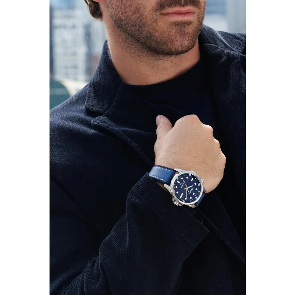 Bulova reloj Marine Star de hombre cronógrafo de cuarzo 3 agujas | Azul