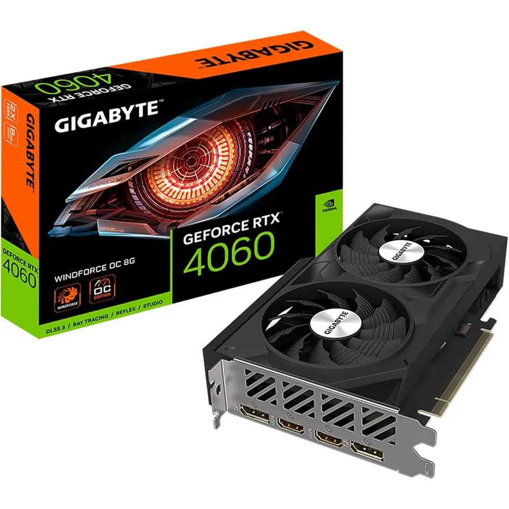 Gigabyte GeForce RTX 4060 Windforce 8GB OC