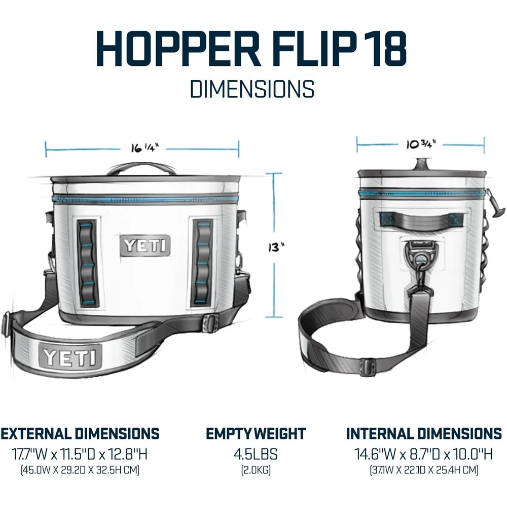 b0c8w9kzxx_3_webp.webp YETI Hopper Flip 18 Cooler Portátil | Verde Militar