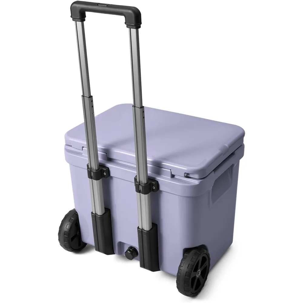 YETI Roadie 60 Cooler Con Ruedas Y Mango Retráctil | Lila