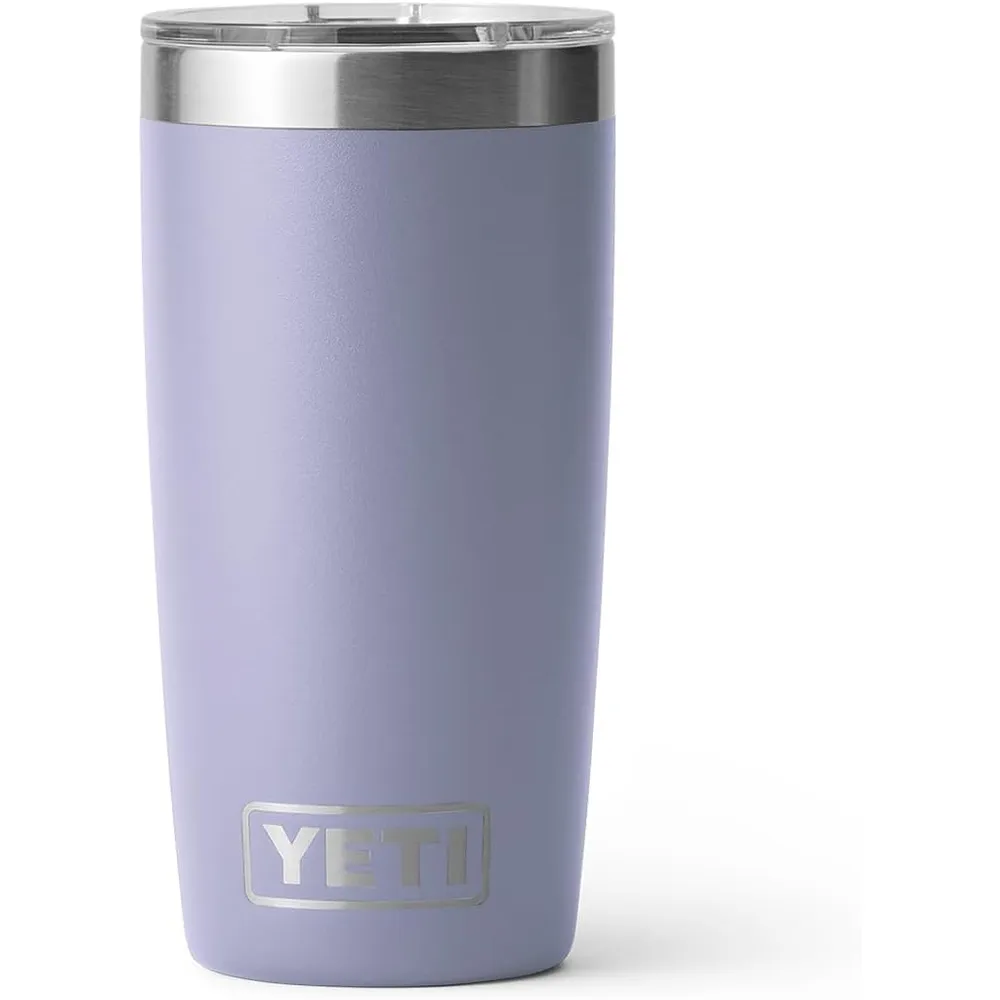 YETI Rambler Vaso de 10 oz de acero inoxidable y tapa MagSlider color lila