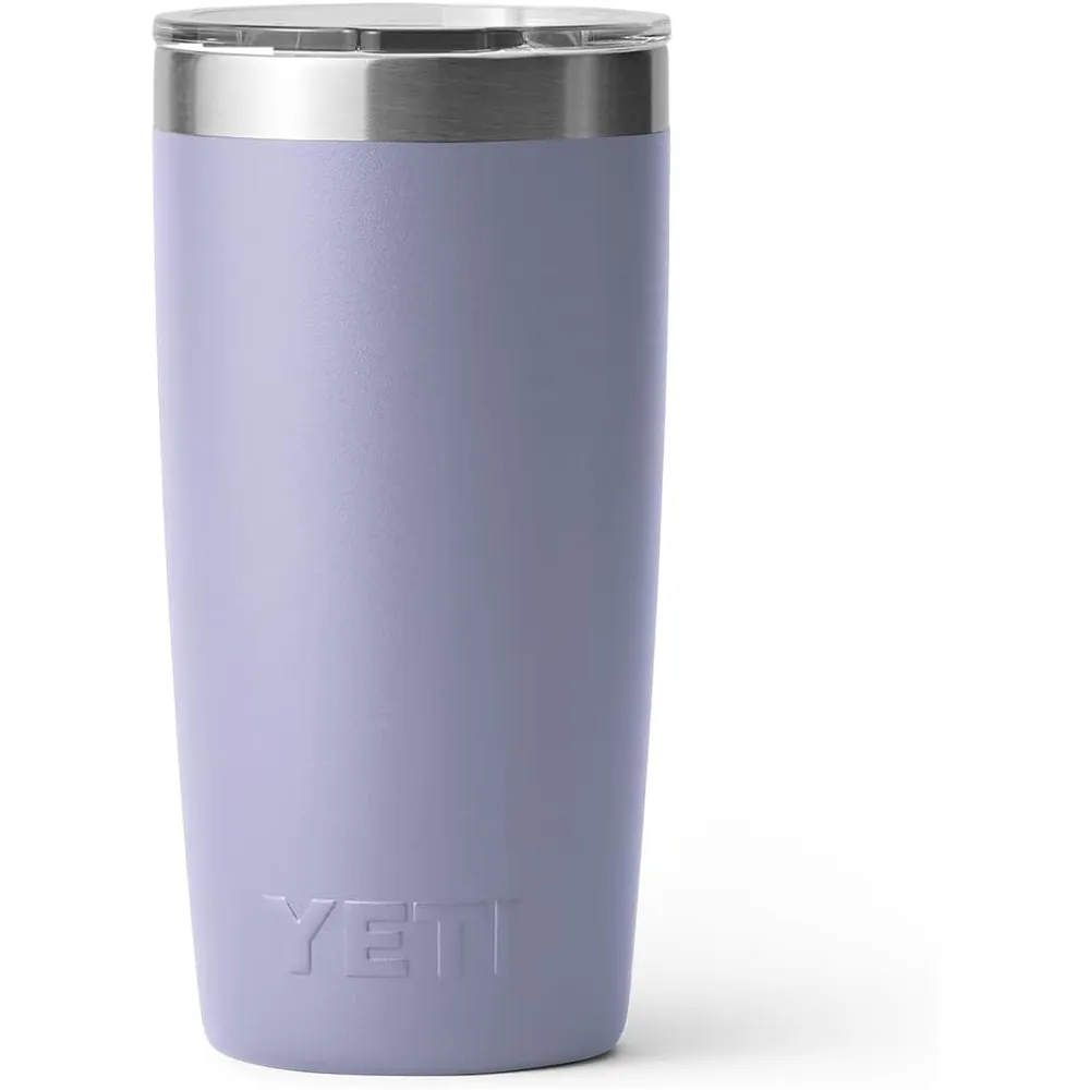 YETI Rambler Vaso de 10 oz de acero inoxidable y tapa MagSlider color lila