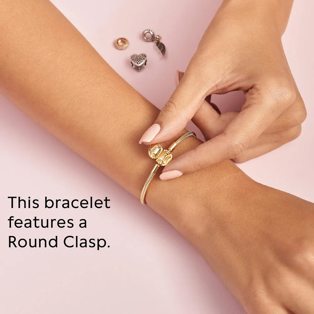 Pandora Moments pulsera cadena serpiente 19 cm | Oro