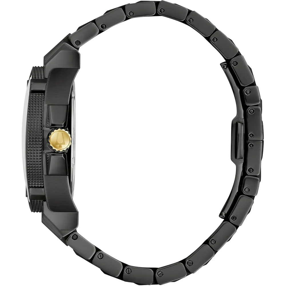 b0c9nk6sv2_1_webp.webp Bulova reloj Icon hombre cuarzo alto rendimiento cronógrafo 3 agujas negro | Negro