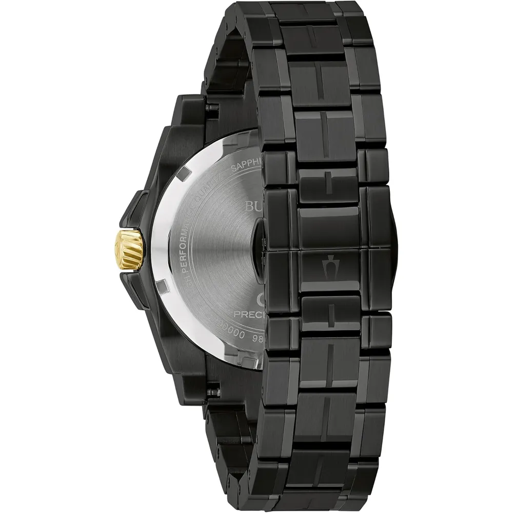 b0c9nk6sv2_2_webp.webp Bulova reloj Icon hombre cuarzo alto rendimiento cronógrafo 3 agujas negro | Negro