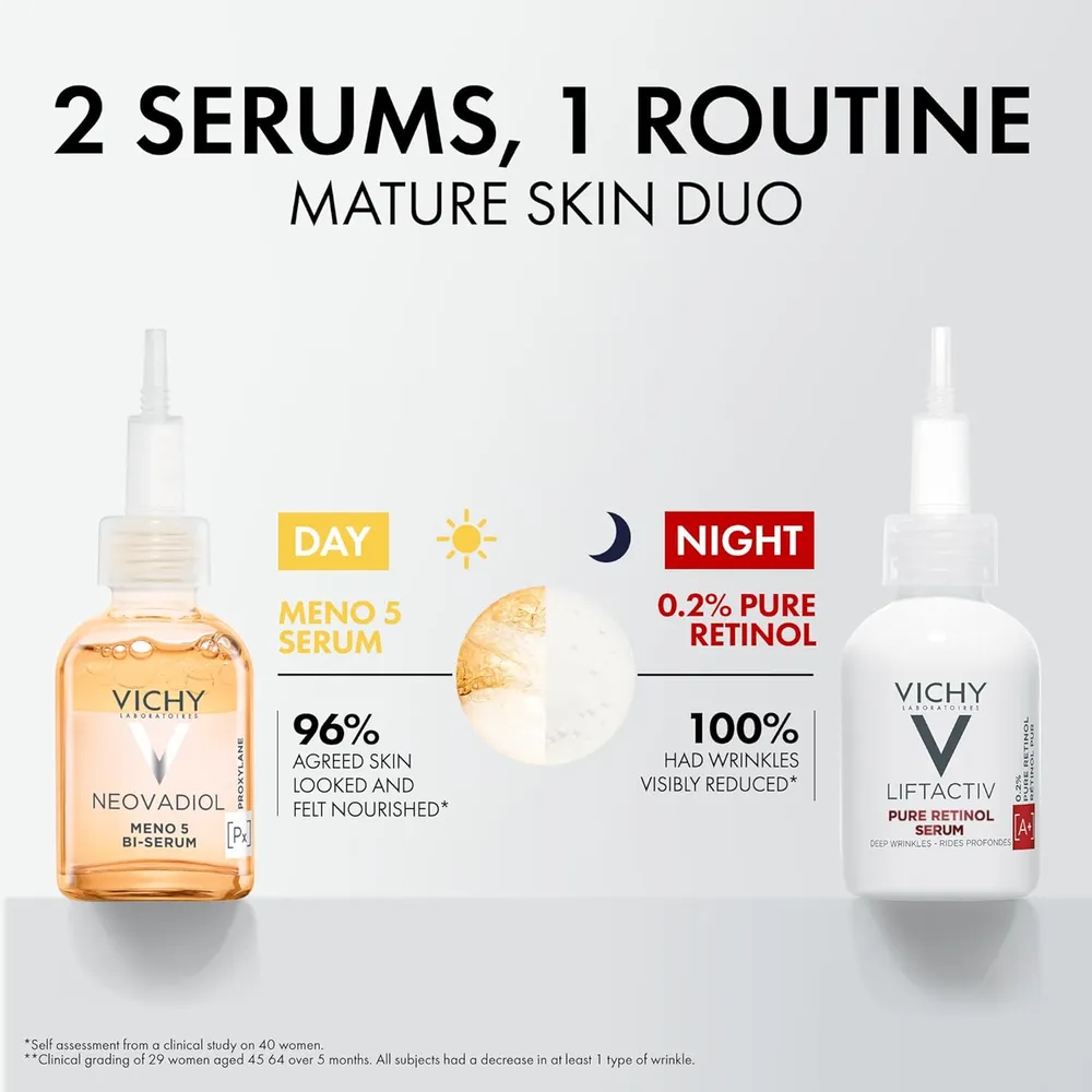 SET SERUM REAFIRMANTE NEOVADIOL VICHY 30 ML 2 PZS