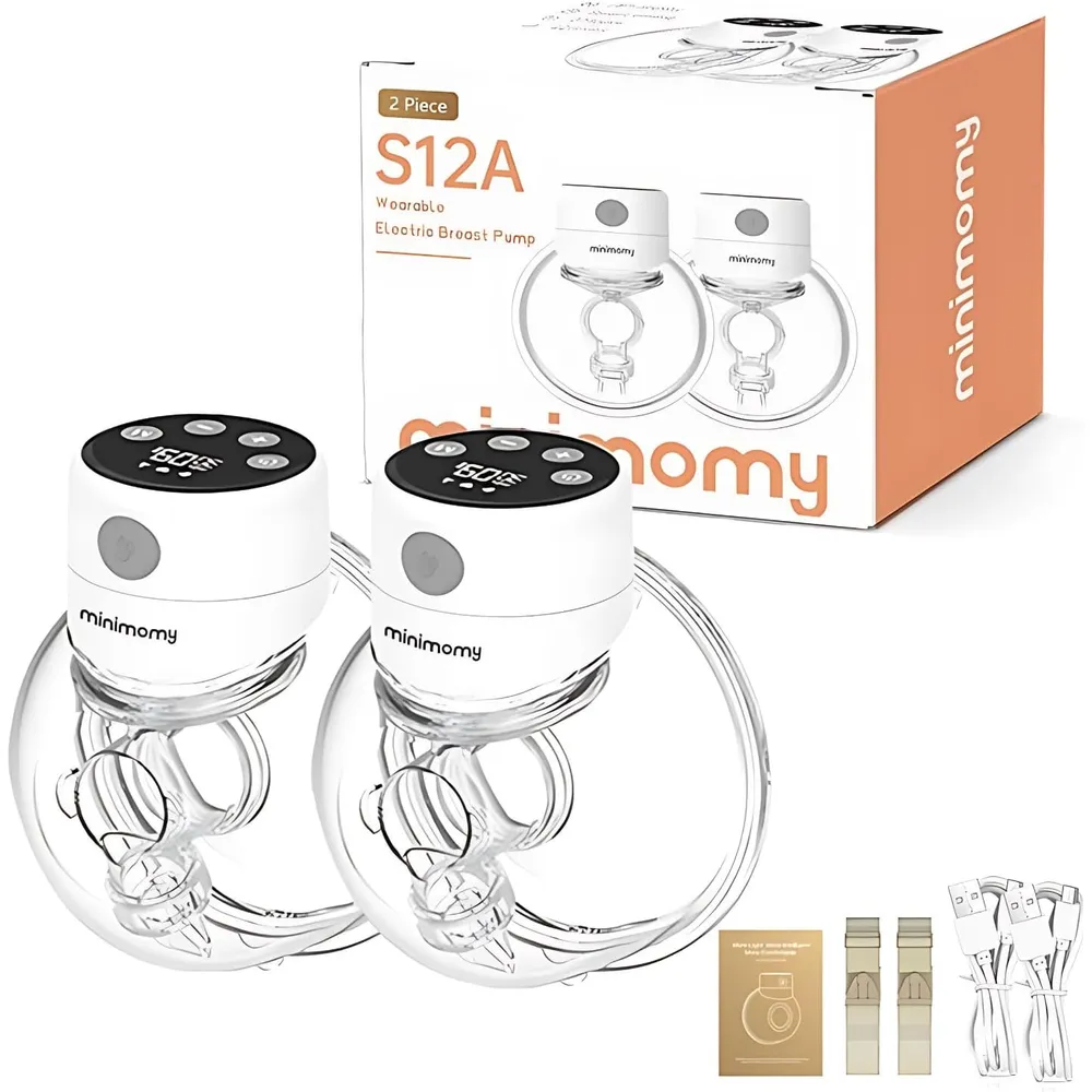 minimomy | Extractor de Leche Doble Inalámbrico Manos Libres