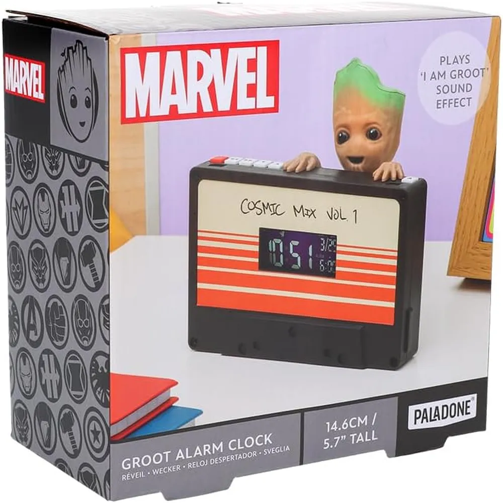 Paladone Marvel Groot, reloj despertador Guardianes de la Galaxia oficial