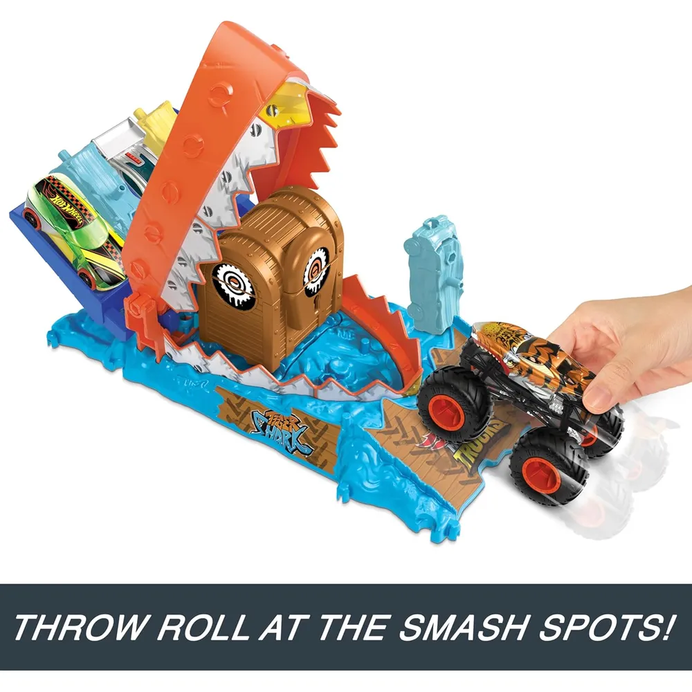 HOT WHEELS PISTA COMPLETA SERIE MONSTER TRUCKS