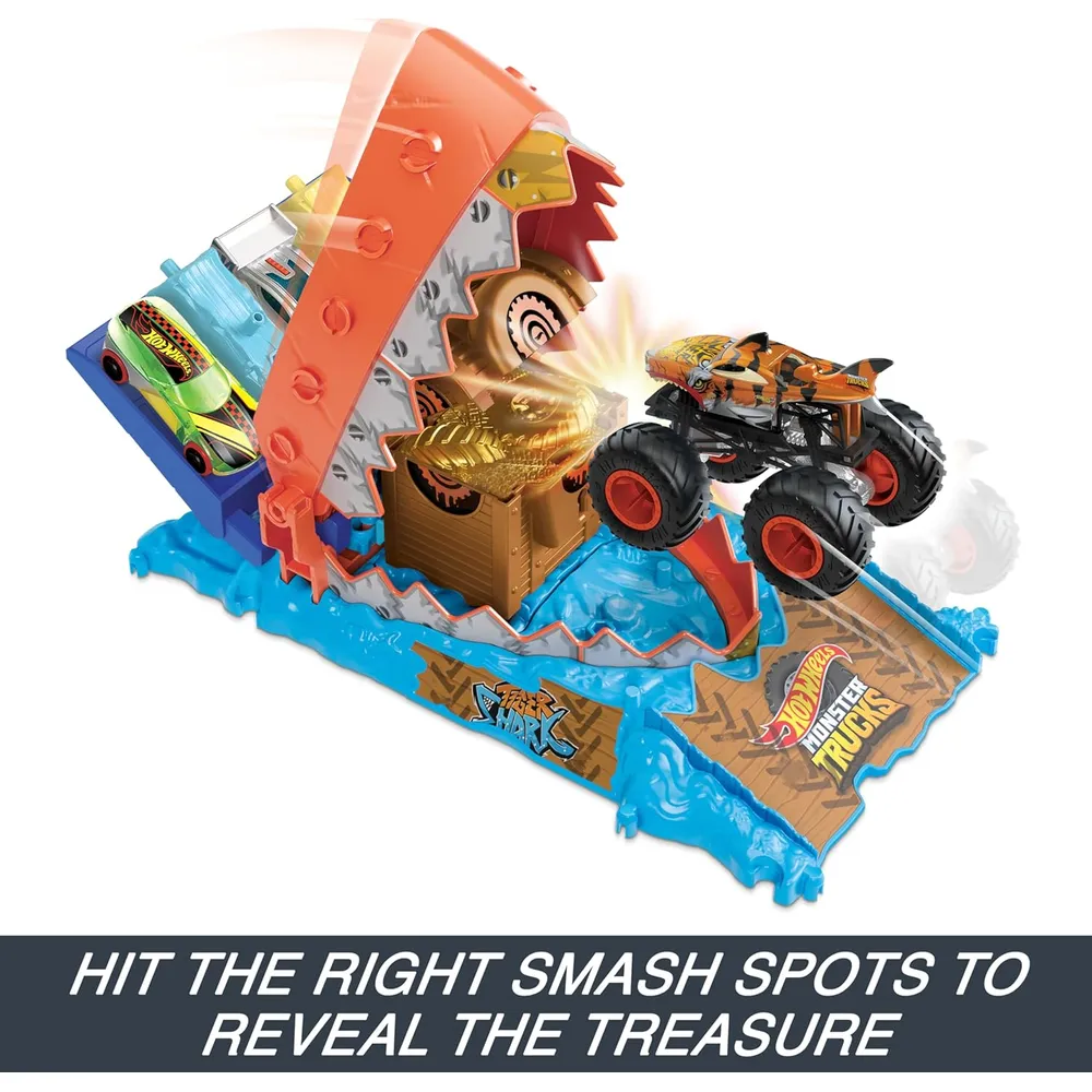 HOT WHEELS PISTA COMPLETA SERIE MONSTER TRUCKS