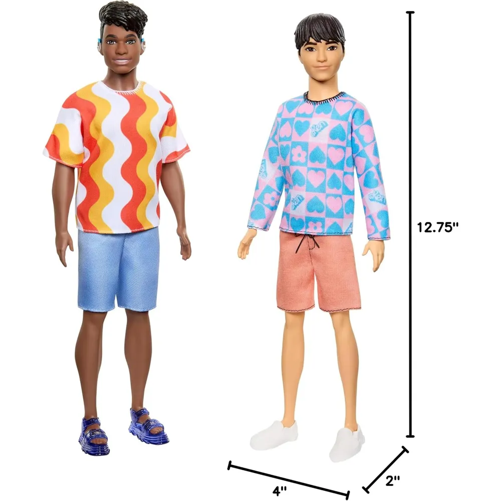 b0cb6kmjmx_2_webp.webp KEN BARBIE FASHIONISTAS 219 MUÑECO CAMISA ROSA AZUL Y SHORT
