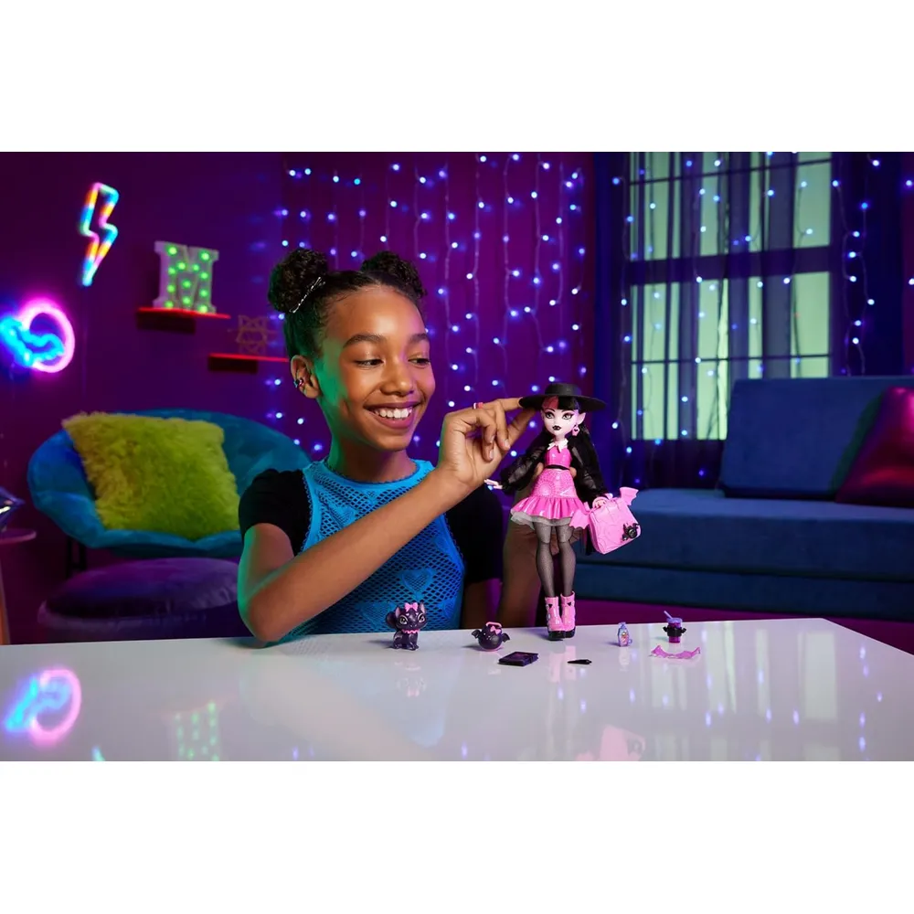 MUÑECA MONSTER HIGH DRACULAURA 11"/28 CM CON ACCESORIOS