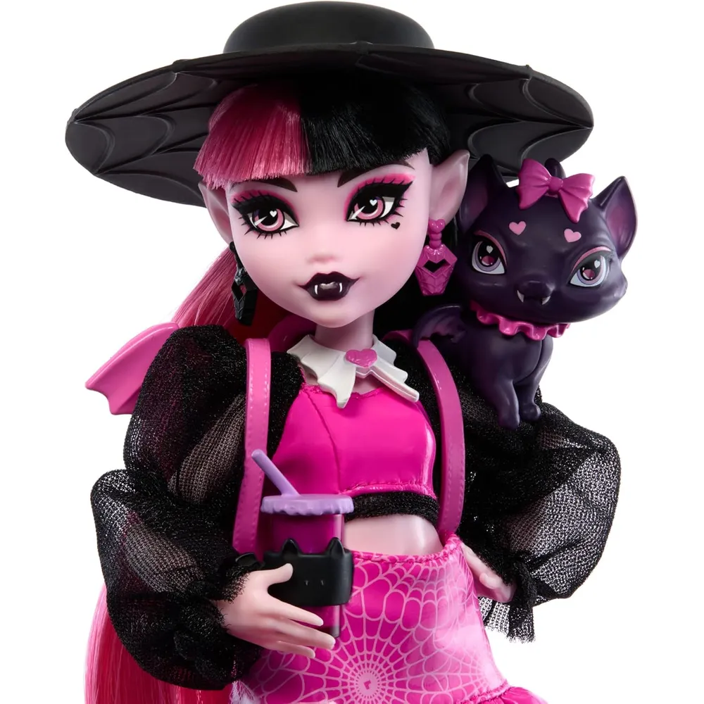MUÑECA MONSTER HIGH DRACULAURA 11"/28 CM CON ACCESORIOS