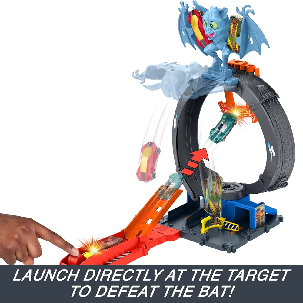 HOT WHEELS PISTA COMPLETA BAT LOOP ATTACK