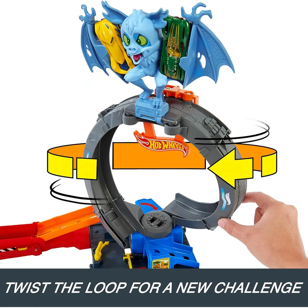HOT WHEELS PISTA COMPLETA BAT LOOP ATTACK