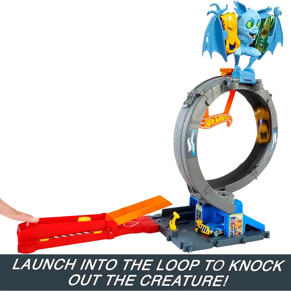 HOT WHEELS PISTA COMPLETA BAT LOOP ATTACK