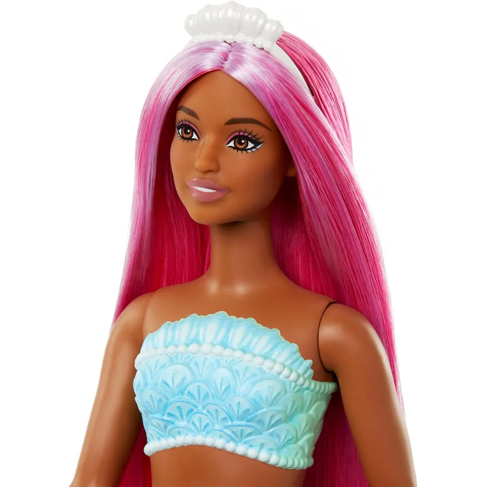 b0cb6lvm96_1_webp.webp BARBIE MUÑECA SIRENA CABELLO MAGENTA COLA ROJA