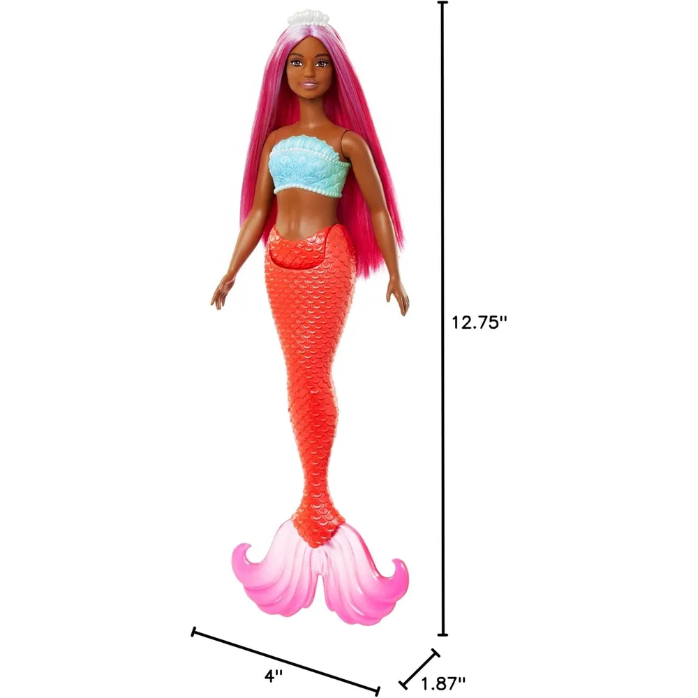 b0cb6lvm96_2_webp.webp BARBIE MUÑECA SIRENA CABELLO MAGENTA COLA ROJA