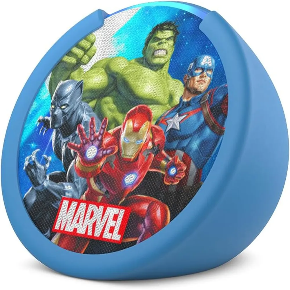 PARLANTE INTELIGENTE AMAZON ECHO POP KIDS | MARVEL