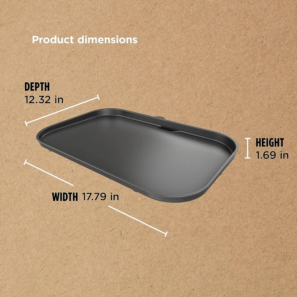 NINJA PLANCHA WOODFIRE XSKGRIDLXL PREMIUM 17.87X12.35'' | NEGRO