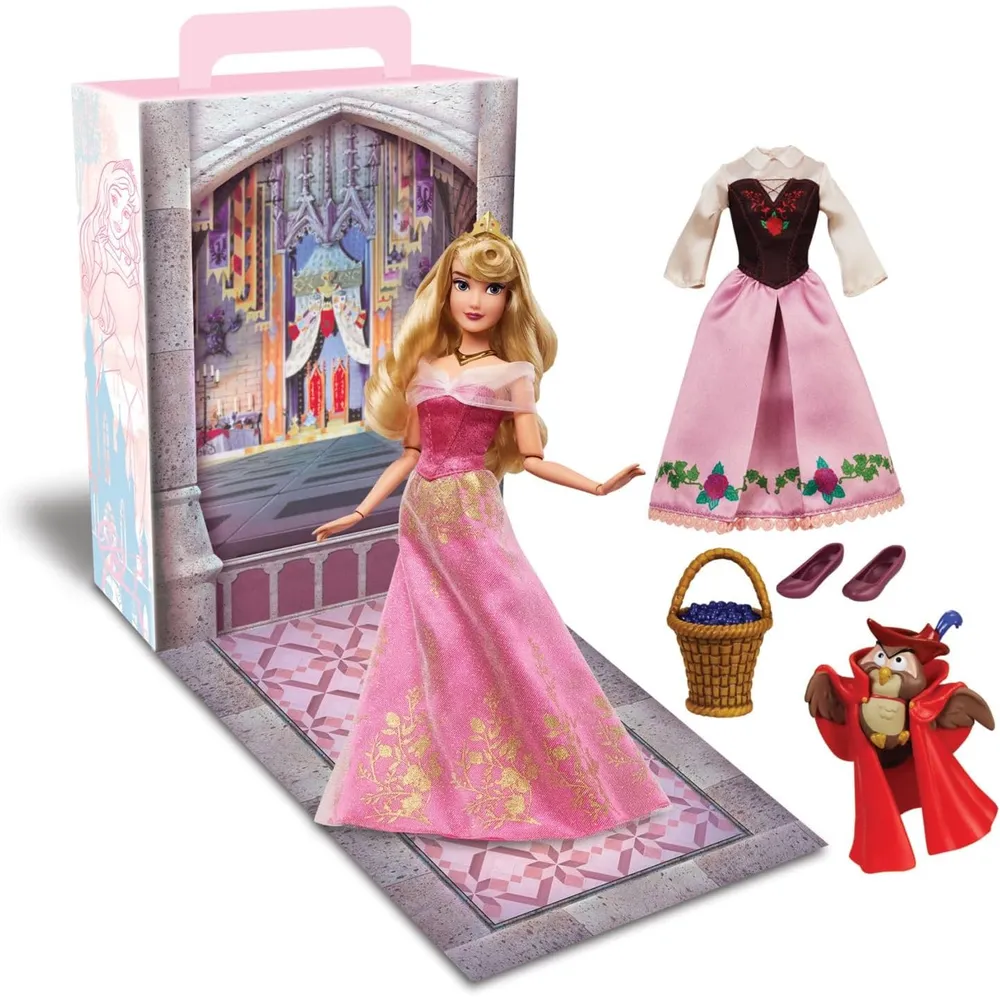 DISNEY Aurora muñeca princesa 11"/28 cm con accesorios