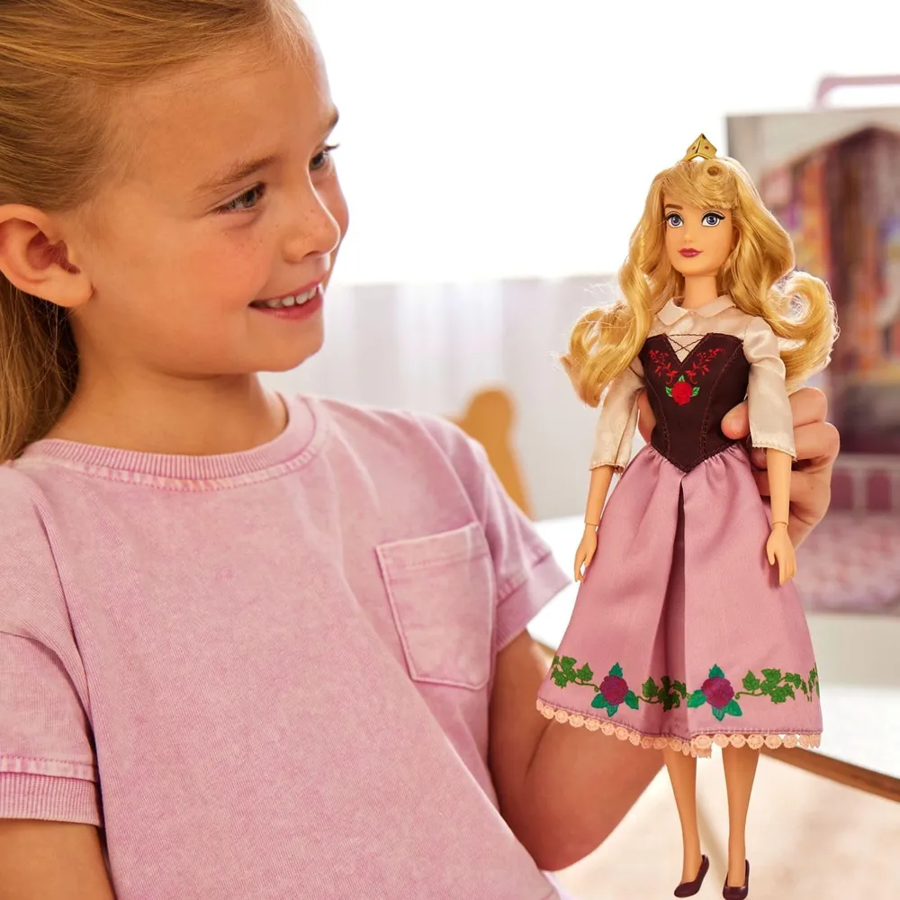 DISNEY Aurora muñeca princesa 11"/28 cm con accesorios