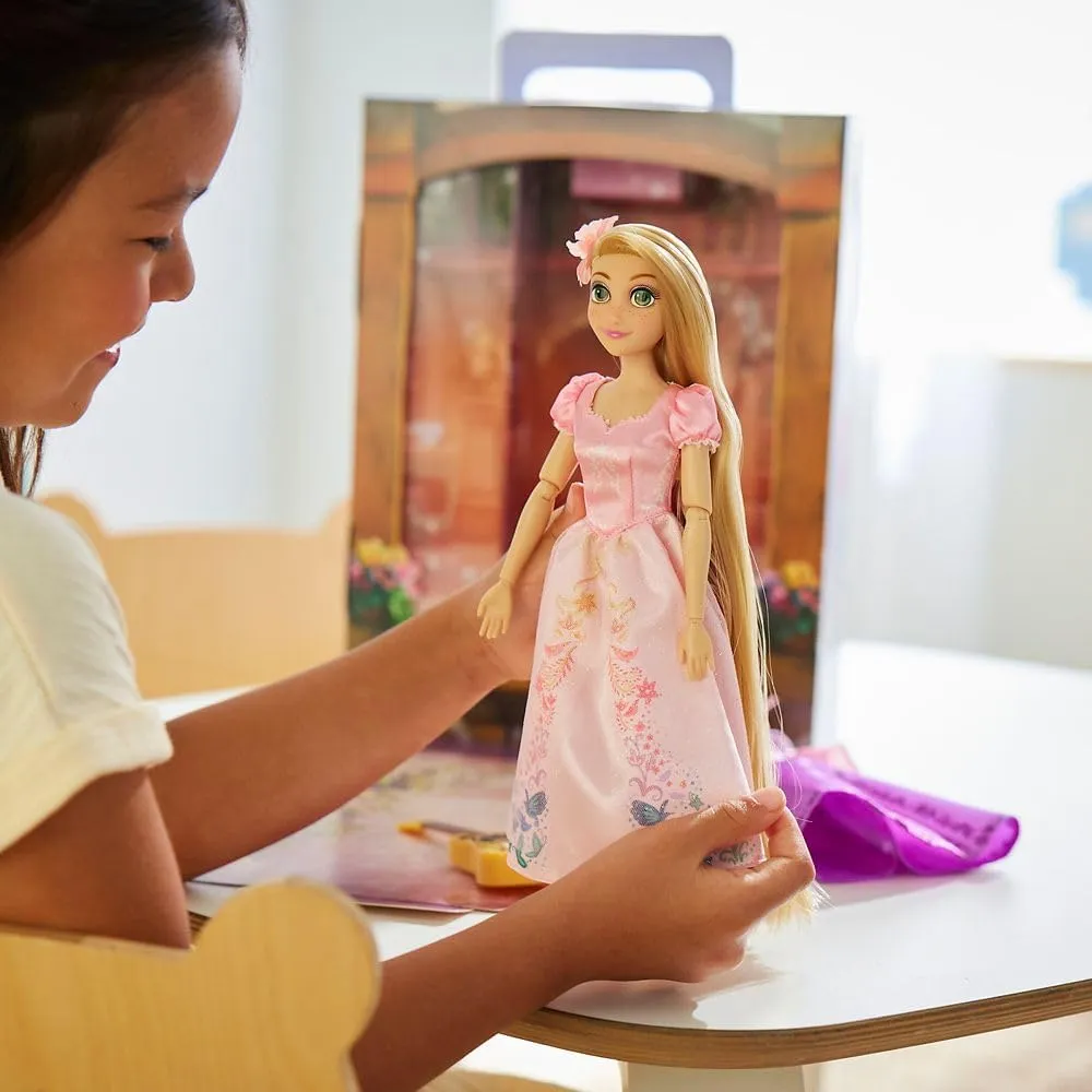 DISNEY Rapunzel muñeca princesa 11"/28 cm con accesorios