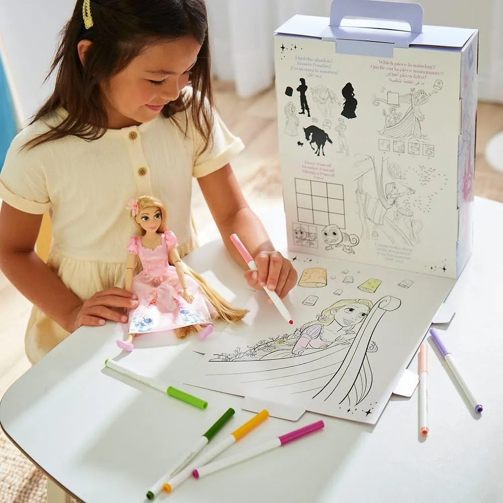DISNEY Rapunzel muñeca princesa 11"/28 cm con accesorios