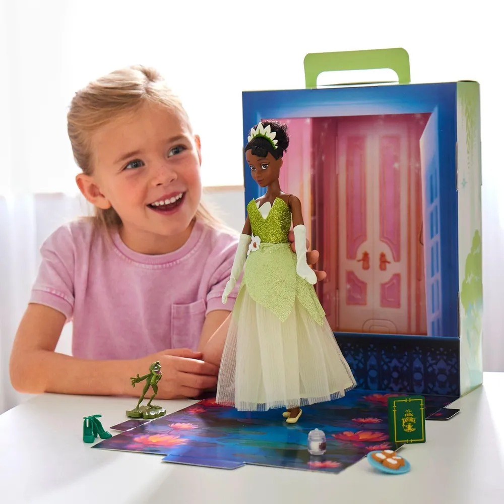 DISNEY Tiana muñeca princesa 11"/28 cm con accesorios