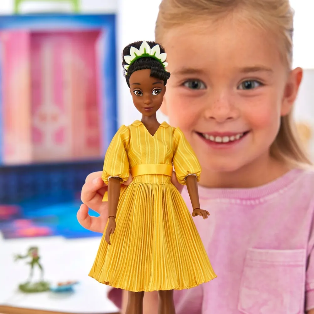 DISNEY Tiana muñeca princesa 11"/28 cm con accesorios