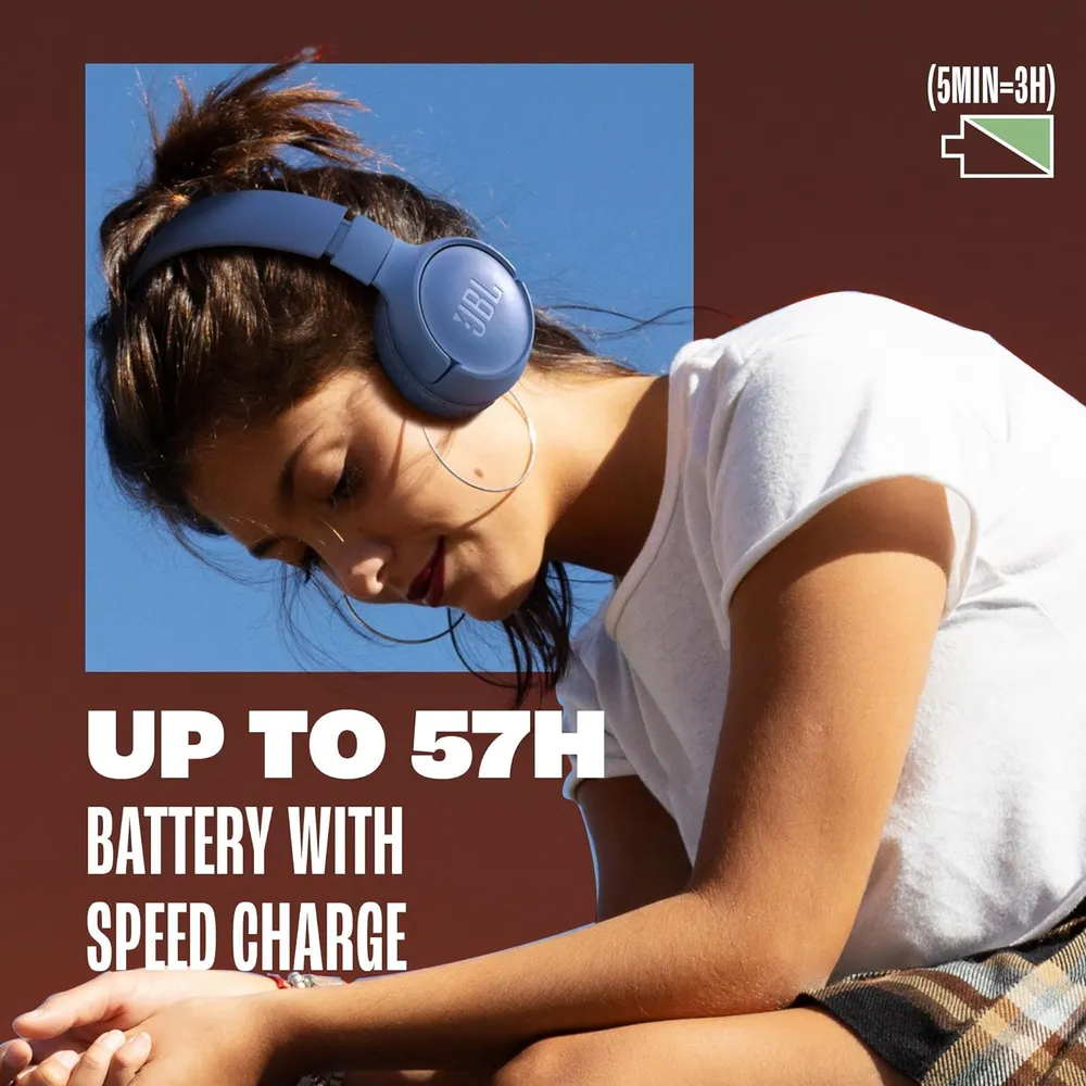JBL Tune 520BT Auriculares Inalámbricos | Blanco