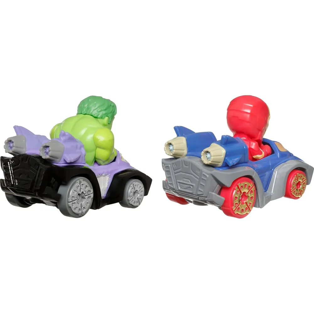 HOT WHEELS HULK Y IRON MAN SET 2 PZS