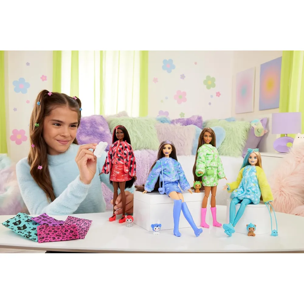 BARBIE CUTIE REVEAL DISFRAZ DE RANA CON SORPRESAS