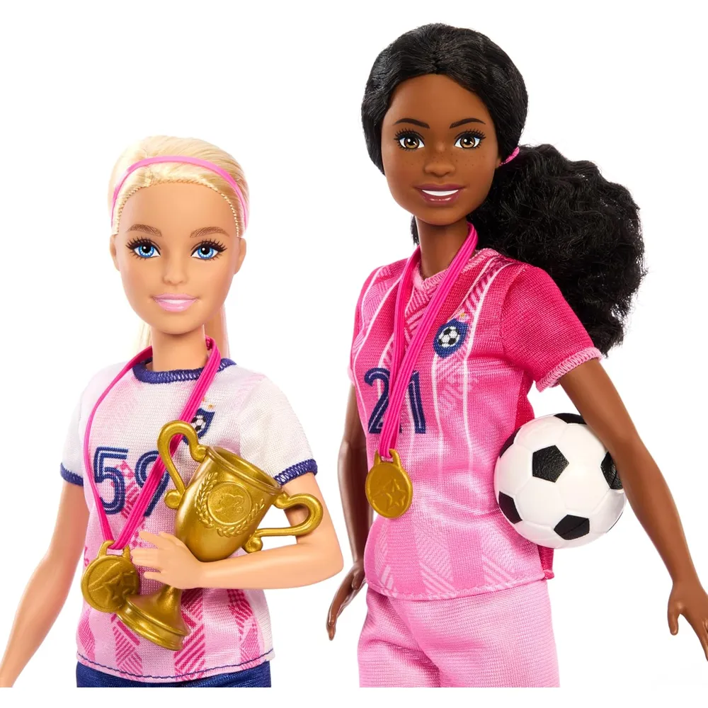 BARBIE SET FÚTBOL BROOKLYN CON ACCESORIOS