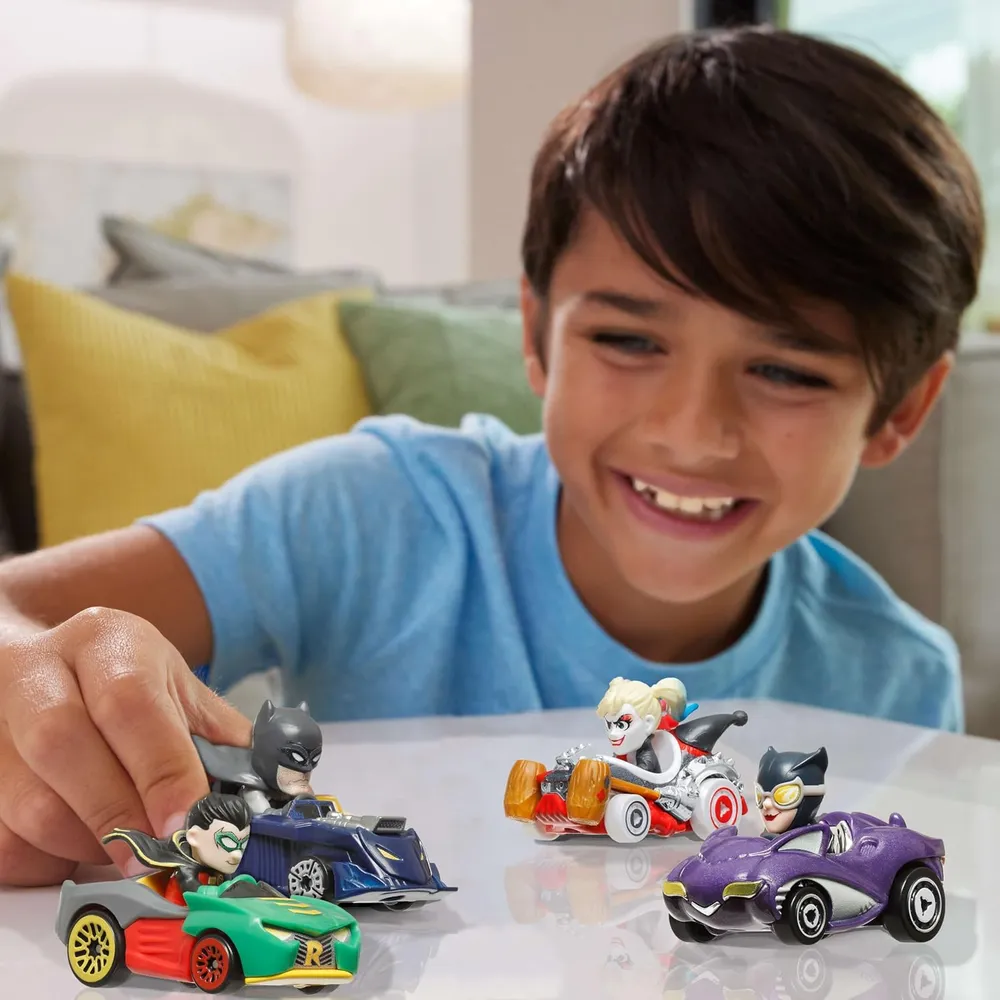 HOT WHEELS BATMAN DC SET 4 PZS