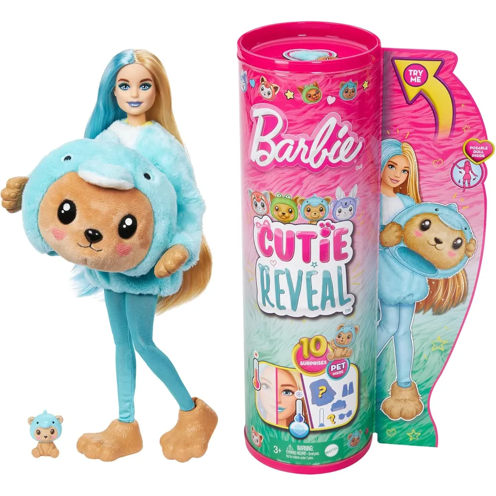 BARBIE CUTIE REVEAL DELFÍN CON SORPRESAS