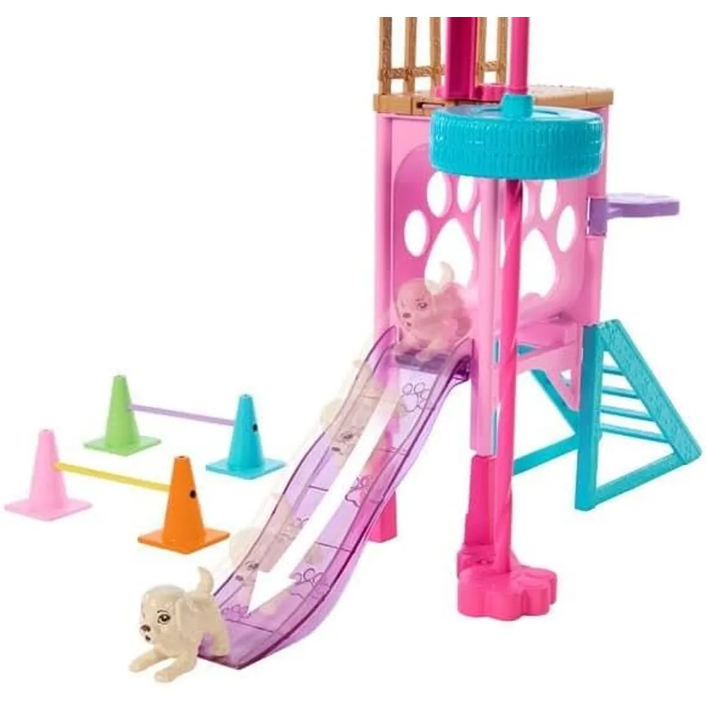 BARBIE STACIE RESCATE DE CACHORROS CON ACCESORIOS