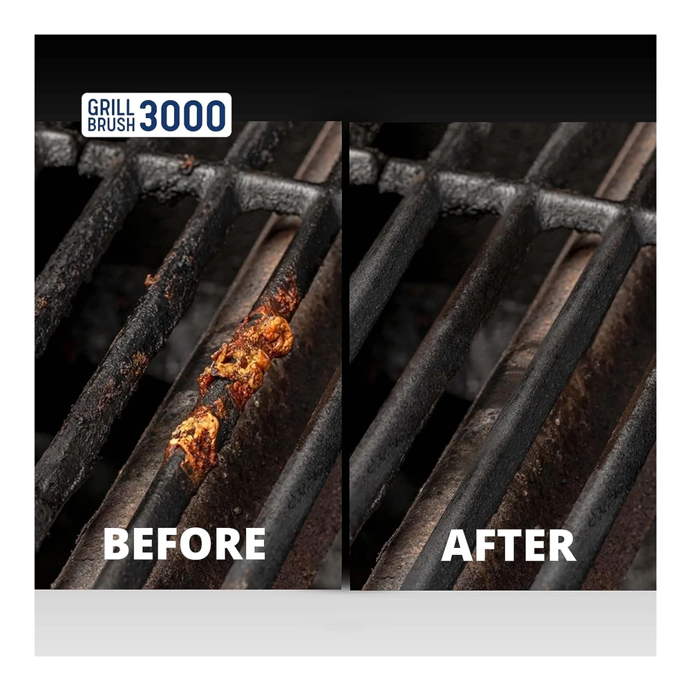 Grill Rescue Cabezal de Limpieza de Raspador Reemplazable para Barbacoa - Sin Cerdas - Herramientas Raspadoras Seguras - Duraderas y Únicas para Rejillas de Hierro Fundido O Acero Inoxidable - Limpiador de Barbacoa (Gb3000)