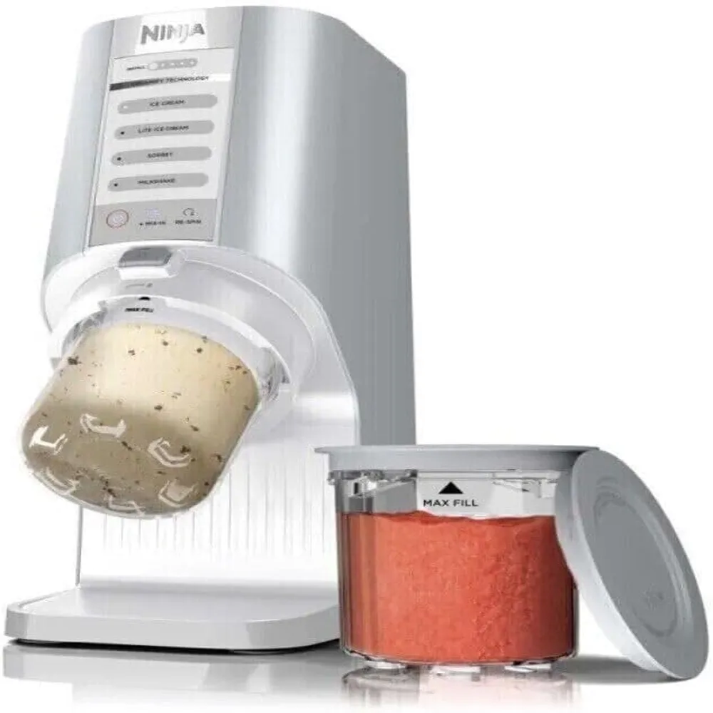 NINJA MÁQUINA HELADOS CREAMI BREEZE NC100 2 PT / 0.95 L | BLANCO