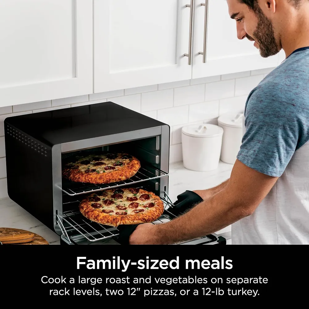 NINJA HORNO TOSTADOR FOODI DT202BK 8 EN 1, XL PRO 12'' 1800 W | NEGRO