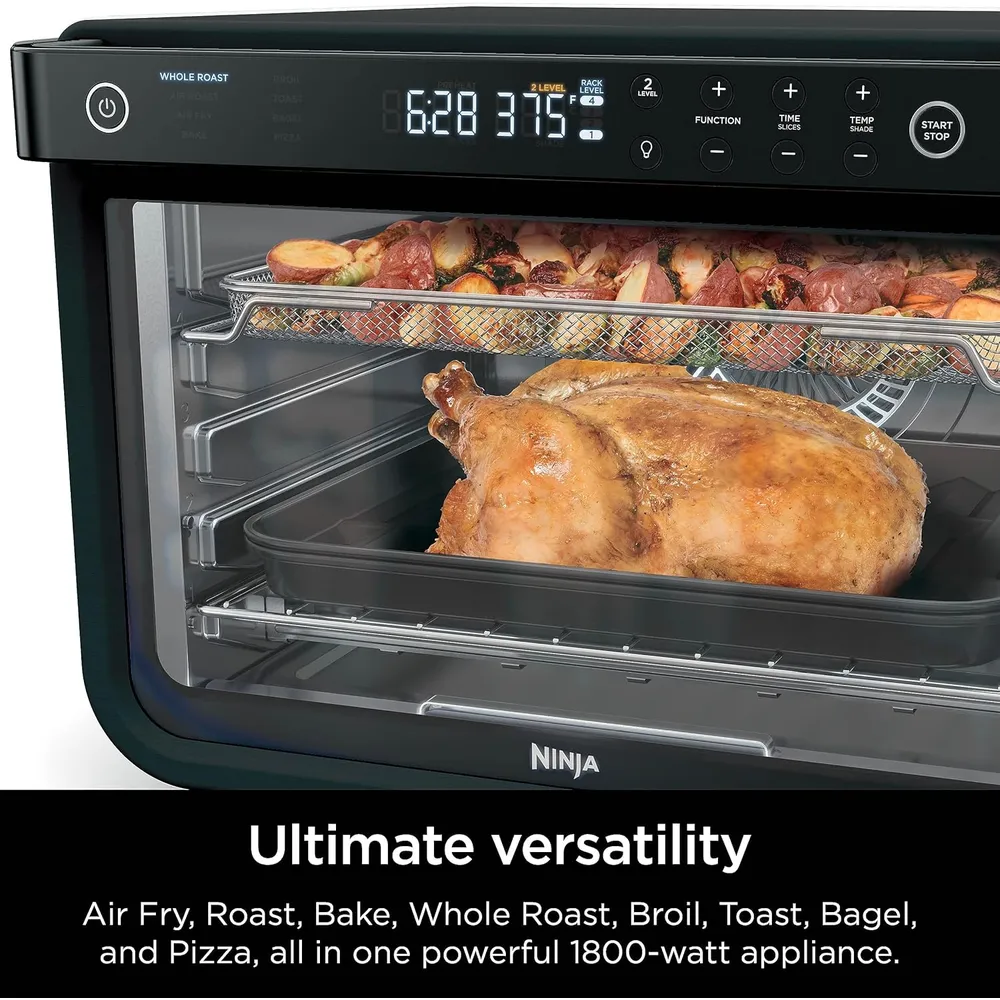 NINJA HORNO TOSTADOR FOODI DT202BK 8 EN 1, XL PRO 12'' 1800 W | NEGRO